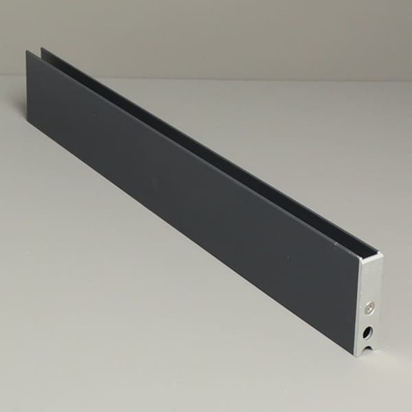 H Profil fuer Glas Schiebewand